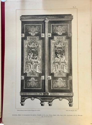 Les Grands Meubles Guillaume Janneau Mappe mit 52 Tafeln + Text alt! - Bild 3 von 6