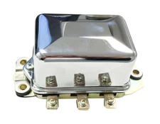CHROME Delco VOLTAGE REGULATOR for Harley 1965 - 1969 12 volt Generator 74510-64