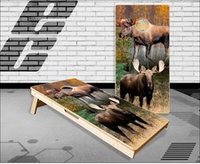 Moose Cornhole Boards Bean Bag Toss Game
