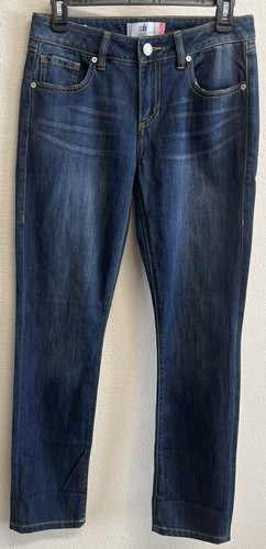 Cabi The Straight Leg Jeans Women's Size 4 Mid Rise Style 5166 Med Wash - Picture 7 of 7