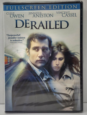 Derailed Full Screen Edition Clive Owen Jennifer Aniston DVD 2005 Factory Sealed