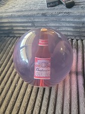 UNDRILLED Vintage Ebonite Budweiser Bottle Bowling Ball Clear Purple 14.8lbs