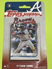 2019 Topps - Ronald Acuña Jr. #1 Batting Atlanta Braves Team Set