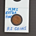 1938S    (--  EXTRA  FINE   LINCOLN  CENT --)     [ RS COINS  #15P  FREE SHIP ]