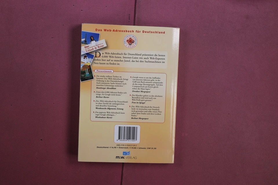 398588 DAS WEB-ADRESSBUCH FÜR DEUTSCHLAND 2009 m.w. Verlag Die 6.000 wichtigste - Bild 4 von 4