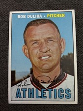 1967 Topps #599 Bob Duliba Athletics high number NM-MT
