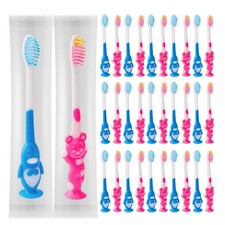200 pcs Disposable Kids Toothbrushes Individually Wrapped, Toothbrushes for A...