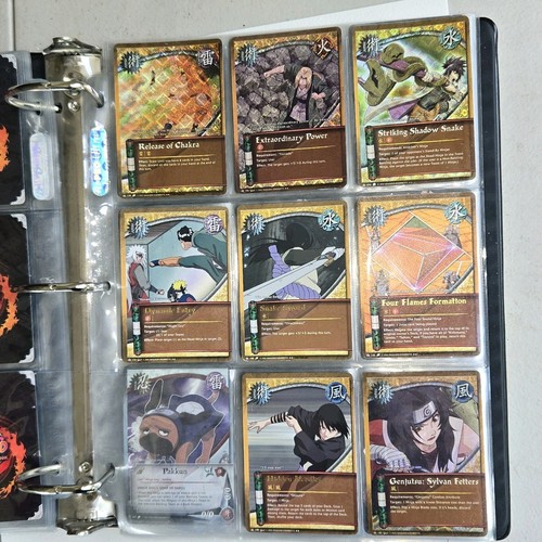 2002 Naruto CCG Card Game 155 Cards Total Base Holos Gold Foil 1st Edition Etc.