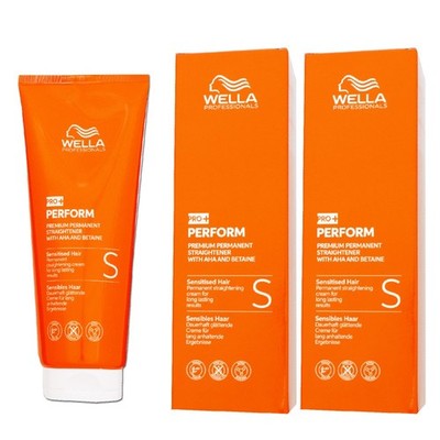 Wella Pro+ Perform Straightener S 2 x 200 ml Glättungscreme Set