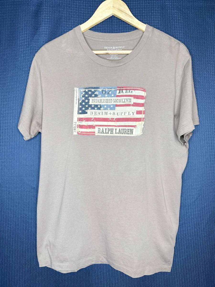 Denim & Supply Ralph Lauren Regular Size M Solid T-Shirts for Men
