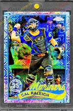 Cal Raleigh RARE SILVER MOJO REFRACTOR INVESTMENT SSP TOPPS CHROME ROY MINT