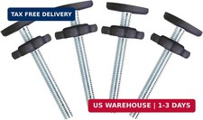 4 Pack Baby Gate Replacement Parts Threaded Spindle Rod 8MM M8 , Screw Bolts Har