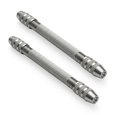 2 Pcs Double-Ended Pin Vice, Pin Vice Hand Drill Wire Twisting Tools, Pins Vi...
