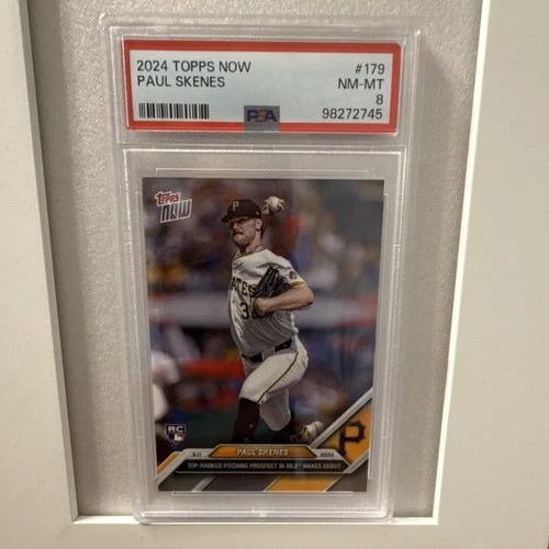 2024 Topps Now Paul Skenes #179 PSA 8 Rookie Pittsburgh Pirates /24463