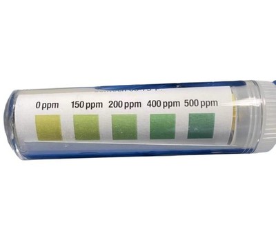 1PC ammonium salt test strip 0-500ppm single and double chain quaternary ammoniu