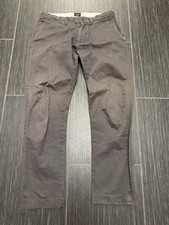 J. Crew Men's 484 Slim-fit Stretch Chino Pant 30x30 Slate Gray Smart Casual