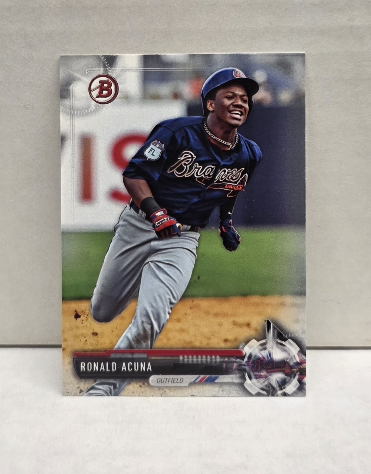 RONALD ACUNA JR 2017 Bowman Draft #BD-39 ~ Braves
