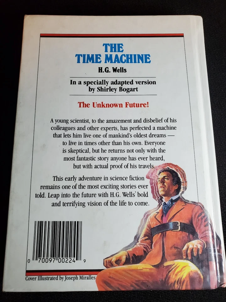 The Time Machine H.G. Wells, Great Illustrated Classics, Baronet Hardcover 1992 Foto 2 de 2
