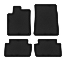 Premium Fußmatten Set Velours schwarz 4 tlg. für: Peugeot 407 2004-2011 Coupé, L