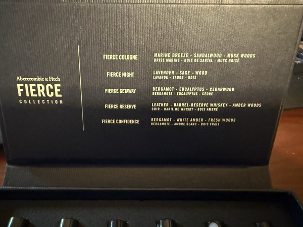 Abercrombie & Fitch Fierce Fragrance Suite Discovery Kit Nuevo en caja Nunca Usado 5