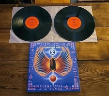 JOURNEY 2LP GREATEST HITS 2 2011 Columbia LP Vinyl Record EX/EX