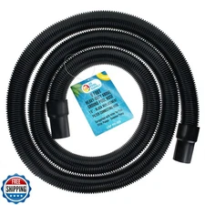 U.S. Pool Supply 9 Foot Heavy-Duty Above Ground Pool Hose, 1.5" - Black Repla