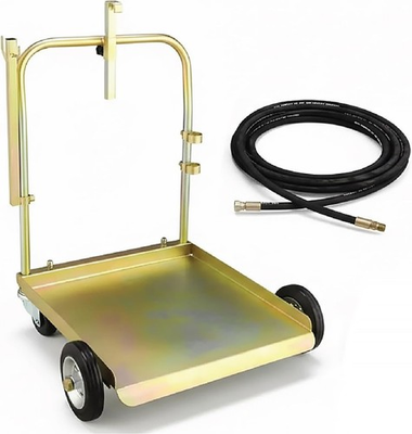 #ad #ad LAUCO Mobile Cart for 55 Gal Drum w 2000 PSI Hose – Fits 3:1 Oil Pump $199.99