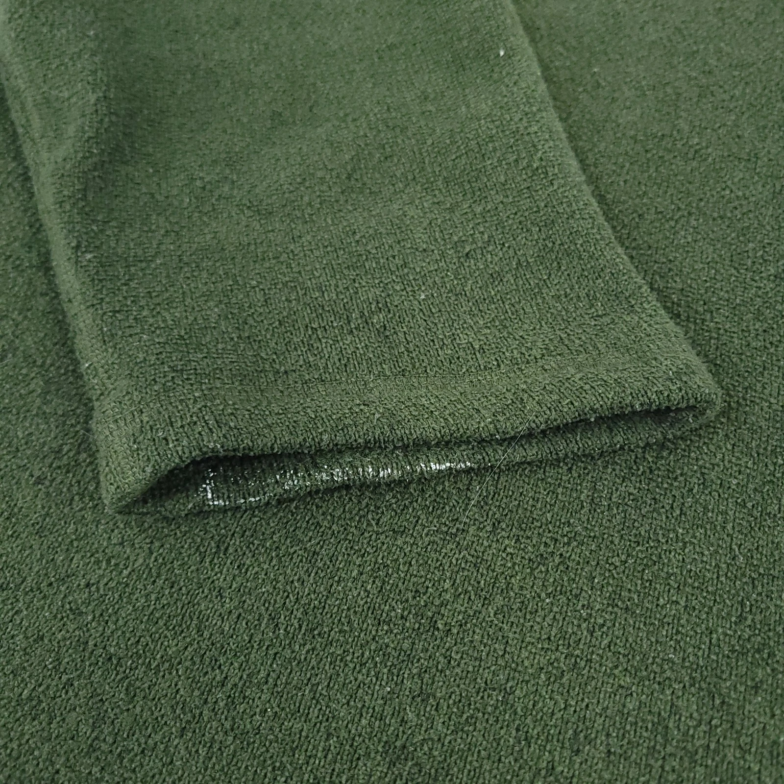 The North Face Fleece Pullover Men XL Green Forest Green Quarter Zip Sweater - product detail image 12