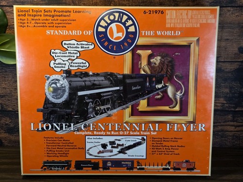 Juego de tren Lionel 6-21986 Centennial Flyer O-27 listo para funcionar nuevo en caja sellada | Condition: New