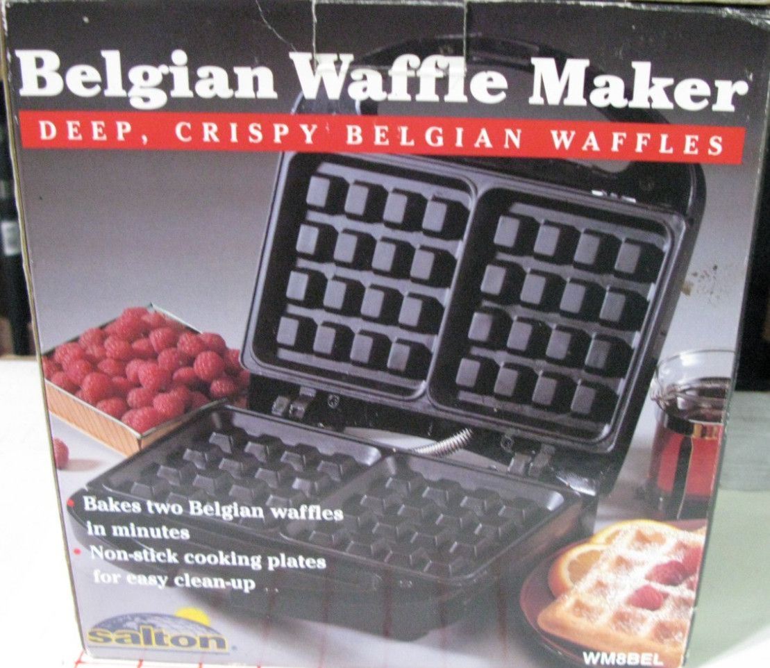 Wm8 Bel, Makes Two Belgian Waffles In Minutes - New