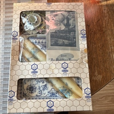 Bolsius De Delftse Pauw Delftware , Candles 