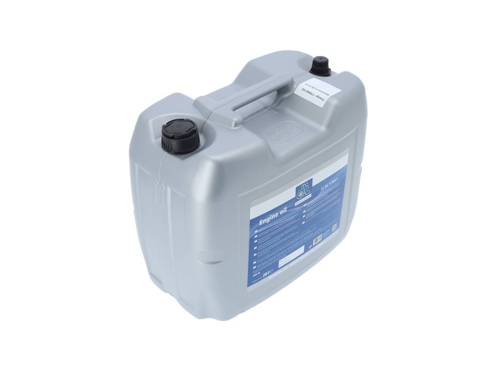 Huile moteur DT Spare Parts 9.58071 bidon 20 l pour utilitaire et camion