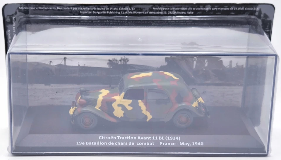 Citroen Traction Avant 11 BL - 1:43 Auto militari della seconda guerra... - Immagine 4 di 4