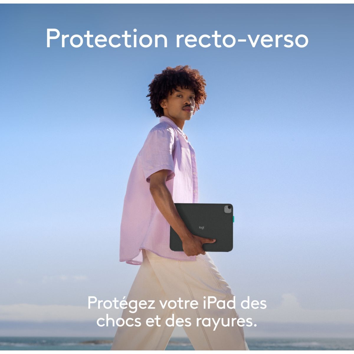 Housse iPad Pro 11 Logitech Flip Folio pour le travail nomade - 4