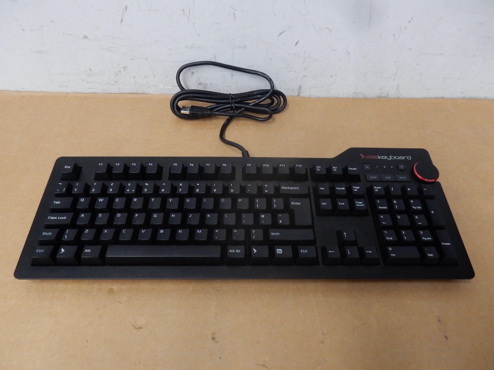 DAS KEYBOARD DASK4MKPROSIL-UK-3G7-R1.5 4 Professional w/Foot