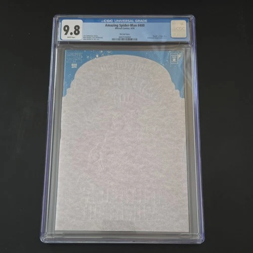 AMAZING SPIDER-MAN #400 CGC 9.8 Die-Cut cover - Death of Aunt May - $55 slab!