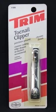 Vintage Trim Toenail Clipper – Chrome Finish – Original Packaging – Made in USA