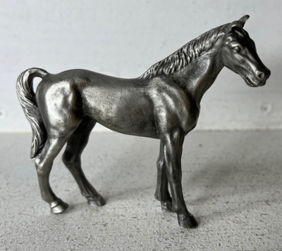 VTG Hudson Pewter Horse Figurine Sculpture 3