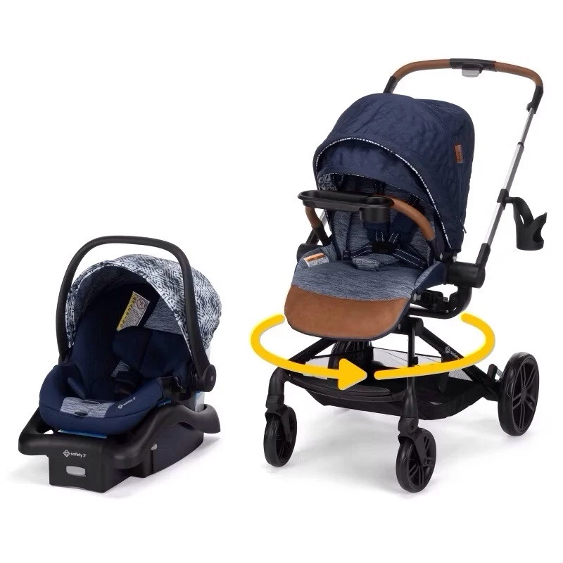 Safety 1st Turn And Go Flex 360 Modular Travel System Navy Ink Open Box - Image 2 of 2