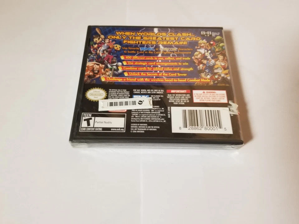 SNK vs. Capcom: Card Fighters DS Nintendo DS New - Image 2 of 2