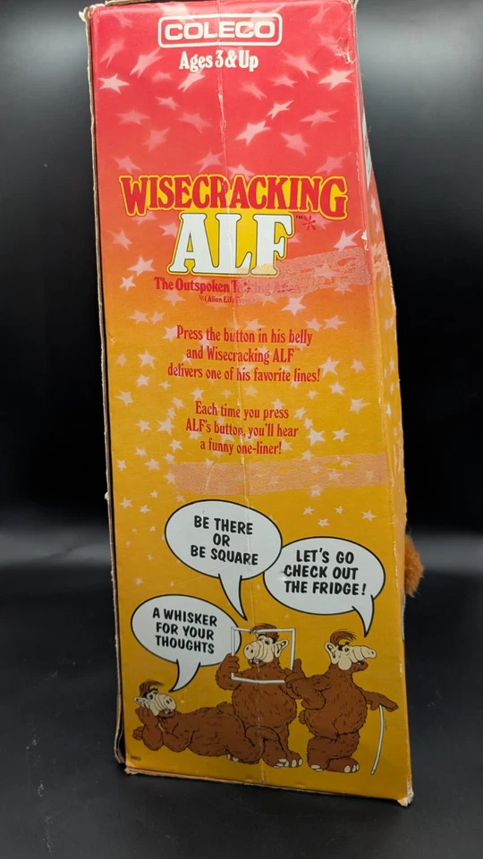 Coleco Vintage 1986 Wisecracking ALF The Outspoken Talking Alien Foto 2 de 4