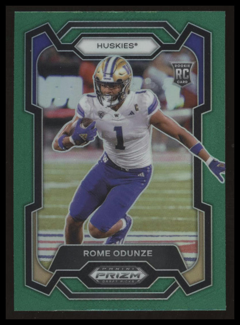 2024 Panini Prizm Draft Picks #111 Rome Odunze Green