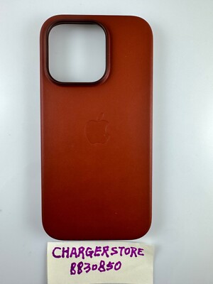 Original Genuine Apple Leather Case with Magsafe for iPhone 14 Pro Umber 6.1''