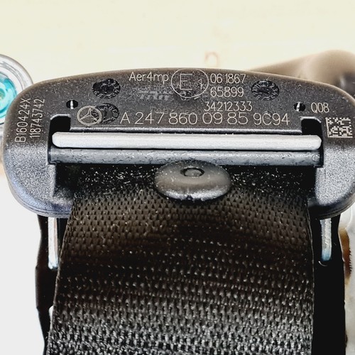 MERCEDES A CLASS W177 2018-2025 GENUINE SEAT BELT REAR LEFT PASSENGER SIDE N/S - Picture 3 of 8