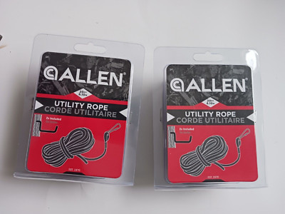 2 Allen Utility Treestand Rope W/ End Clip & Two Screw Mounts / Bow ...