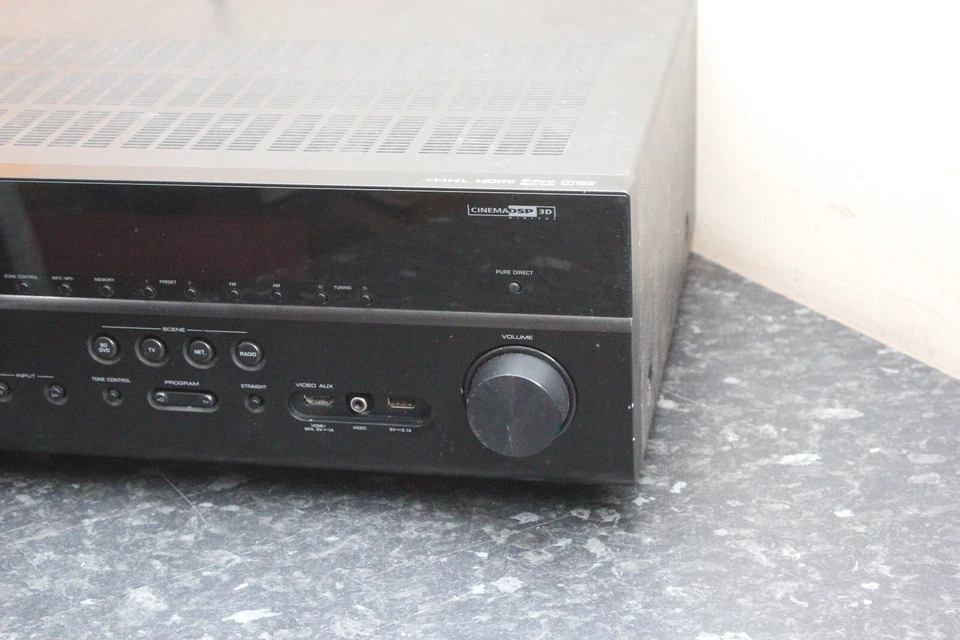 Yamaha RX-V677 7.2 AV Receiver 4K Pass WiFi HDMI USB Z2 DTS TESTED WORKING - Image 4 of 4