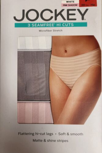 Jockey 3 PACK Women's Underwear SEAM FREE HICUTS NEW VARIETY - Picture 2 of 9