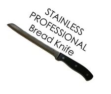 Ronco Stainless Professional Bread Knife w/ 7 3/4 Inch Blade