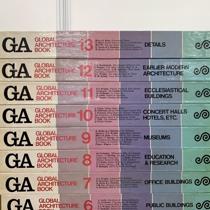 GA GLOBAL ARCHITECTURE BOOK 全１３巻　美品　貴重 GA GLOBAL ARCHITECTURE BOOK 全13巻 美品 貴重 GA GLOBAL