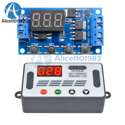 DDC-432 12V/24V 3digit Tube Dual MOS Delay Controller Trigger Cycle Timer Switch - Picture 2 of 30